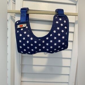 I ♥️ U “Doggy Harness” Size XS/Small? Navy Blue w/White Stars EUC SEE BELOW